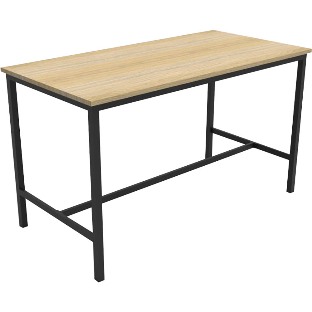 Image for RAPIDLINE HIGH BAR TABLE 1800 X 900 X 1050MM NATURAL OAK from Office National