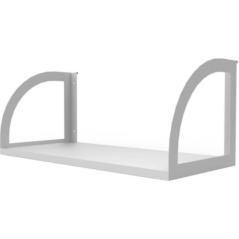 Image for RAPID INFINITY DELUXE SCREEN HUNG SHELF 600 X 270 X 250MM NATURAL WHITE/WHITE from Aztec Office National
