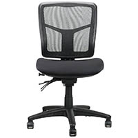 rapidline mirae chair medium mesh back black