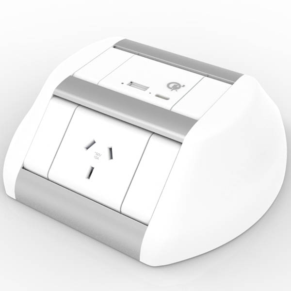 Image for RAPIDLINE ODYSSEY 2-GPO 1-USB 3-PIN LEAD WHITE from Surry Office National