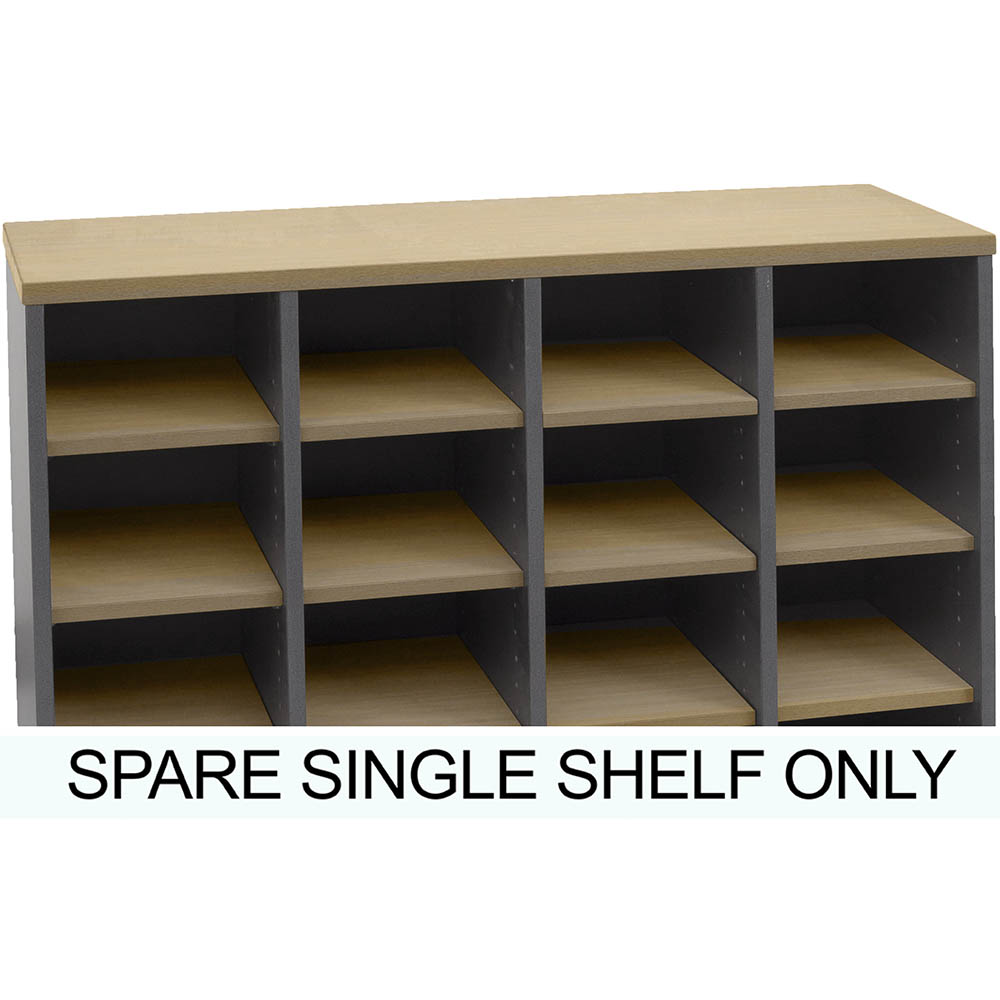 Image for RAPID WORKER PIGEON HOLE UNIT ADDITIONAL SHELF 236 X 356MM NATURAL OAK from Office National Capalaba