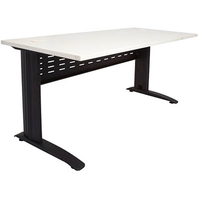 Image for RAPID SPAN DESK METAL MODESTY PANEL 1500 X 700 X 730MM WHITE/BLACK from Ezi Office Supplies Gold Coast Office National