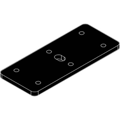Image for RAPIDLINE SHUSH30 SCREEN PLATE T SHAPE BLACK from OFFICE NATIONAL CANNING VALE