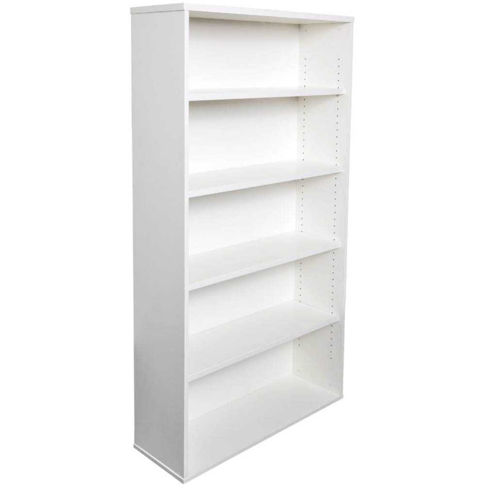 Image for RAPID VIBE BOOKCASE 4 SHELF 900 X 315 X 1800MM WHITE from SBA Office National - Darwin
