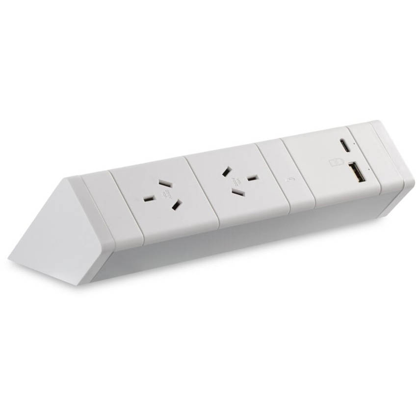 Image for RAPIDLINE ATHENA POWER RAIL KIT WHITE from Aztec Office National