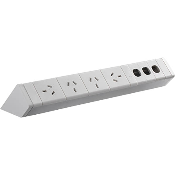 Image for RAPIDLINE SWPR4G3D POWER RAIL KIT WHITE from Darwin Business Machines Office National