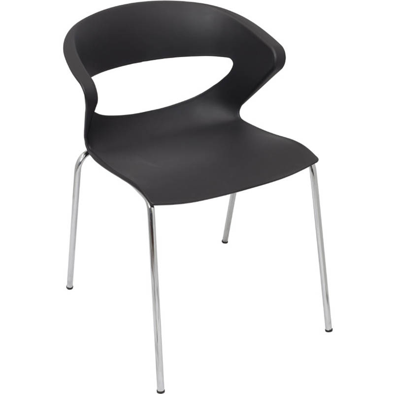 Image for RAPIDLINE TAURUS VISITORS CHAIR BLACK from Office National Mount Gambier