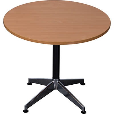 Image for RAPIDLINE TYPHOON ROUND TABLE 1200 X 750MM BEECH from Angletons Office National