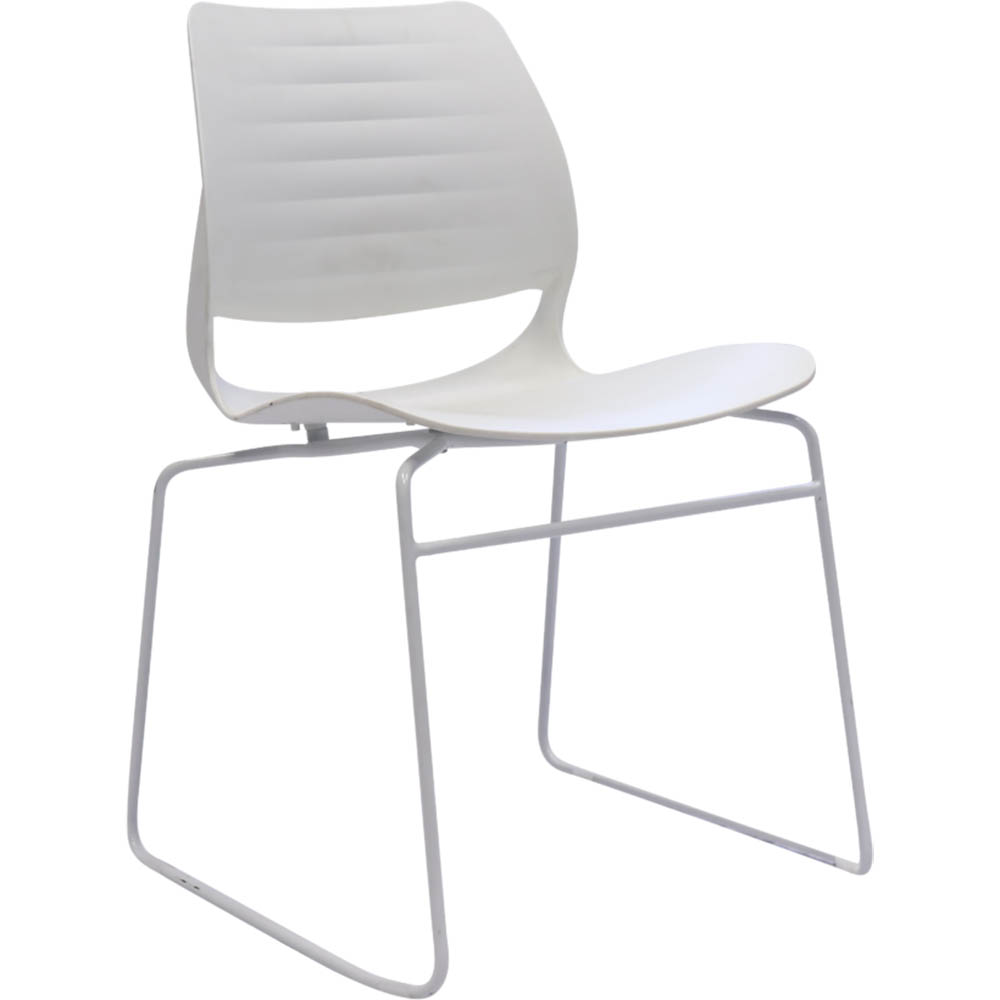 Image for RAPIDLINE VIVID CHAIR WHITE from Angletons Office National