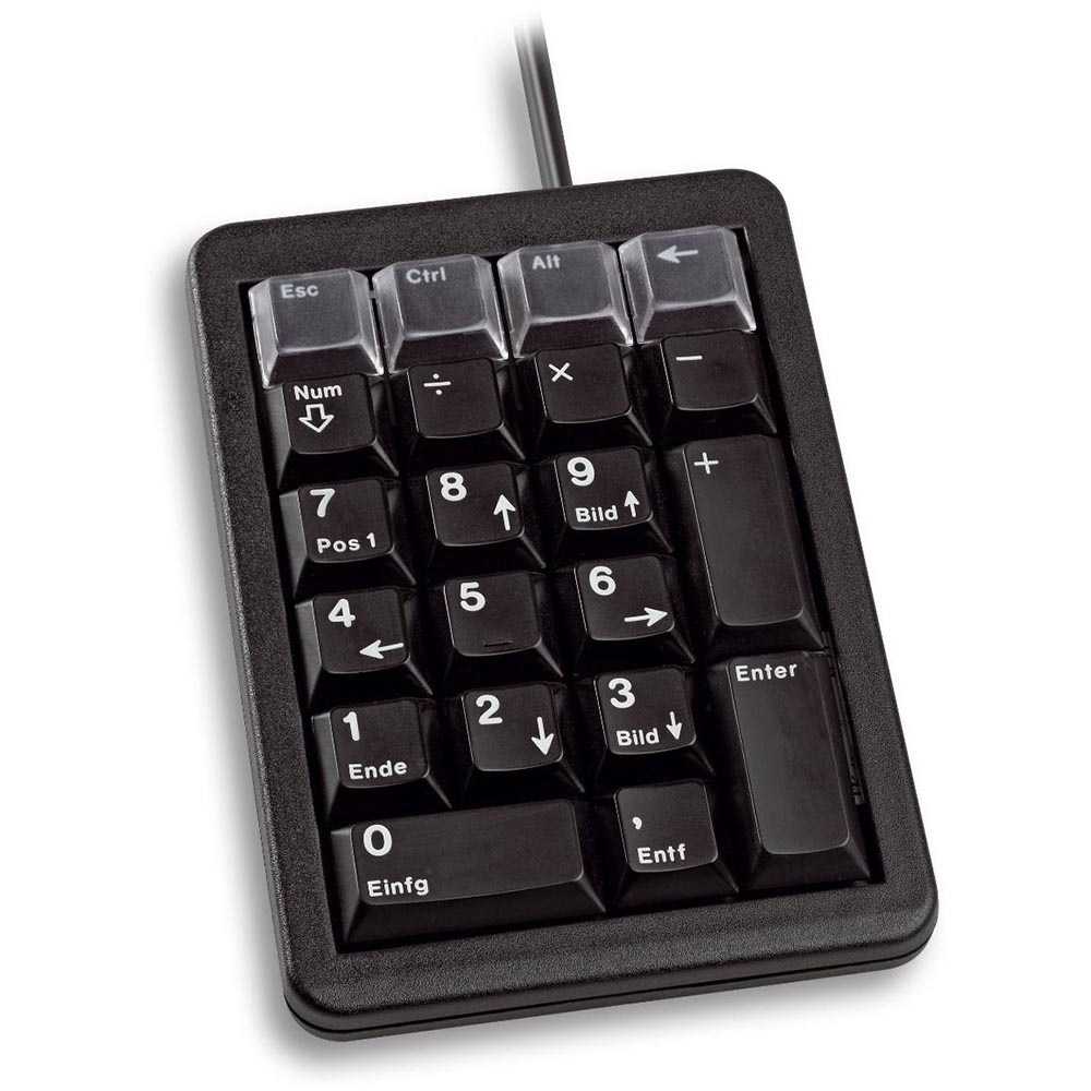 Image for CHERRY G84-4700 21 KEY NUMERIC PAD USB BLACK from Pirie Office National