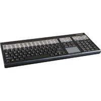 cherry g86-71401 pos 131 key keyboard with enhanced position key layout and touchpad black