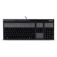 cherry g86-71411 pos 127 key keyboard with enhanced position key layout and touchpad and magnetic card black
