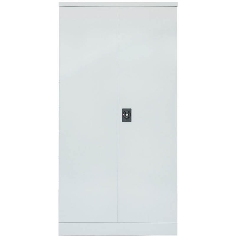 Image for INITIATIVE STATIONERY CUPBOARD 3 SHELVES 1830 X 910 X 450MM SILVER GREY from Surry Office National
