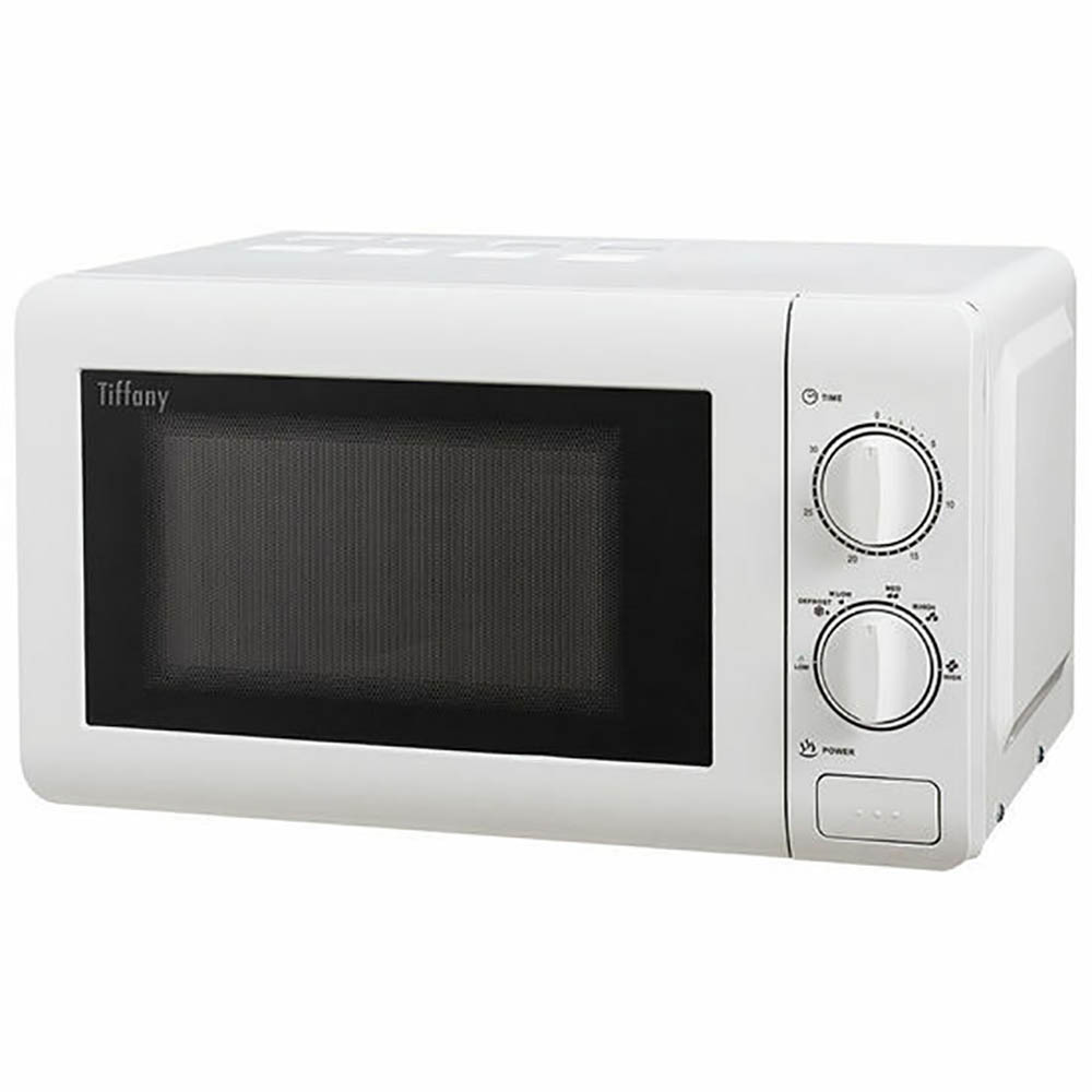Image for TIFFANY MANUAL MICROWAVE OVEN 20 LITRE WHITE from PaperChase Office National