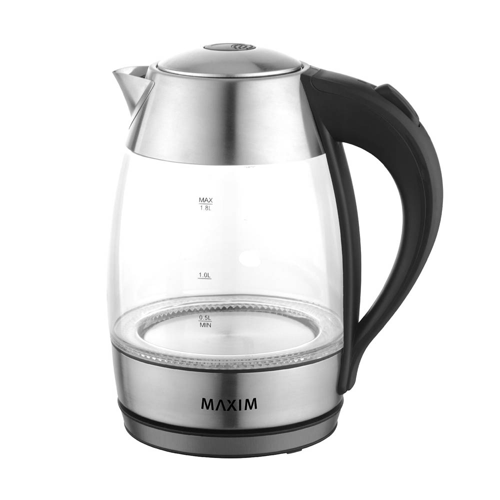 Image for MAXIM CORDLESS GLASS KETTLE 1.7 LITRE from Chris Humphrey Office National