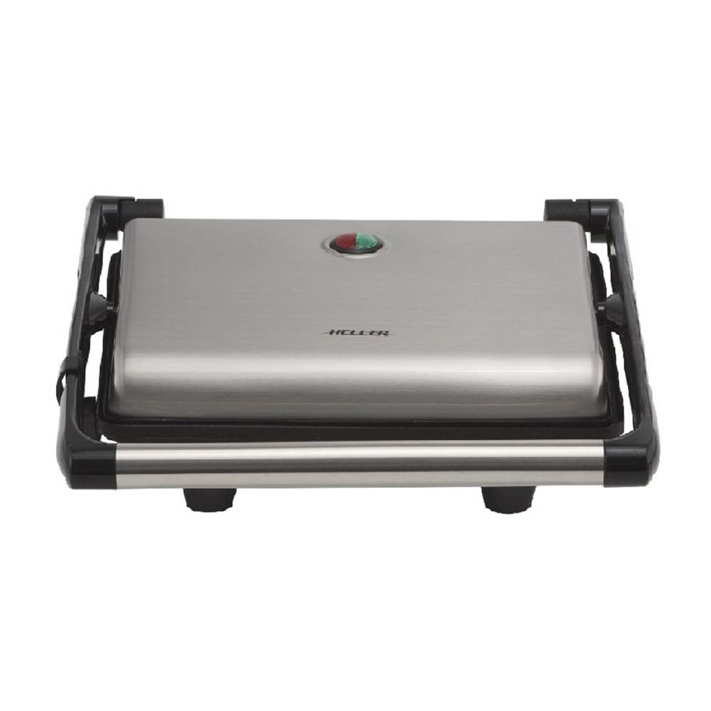 Image for HELLER SANDWICH PRESS STAINLESS STEEL 4 SLICE SILVER from Premier Office National