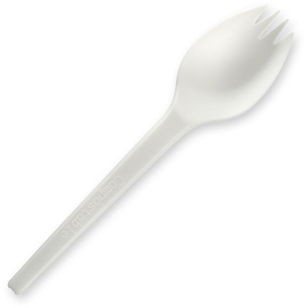 Image for BIOPAK PLA SPORK 150MM WHITE PACK 50 from Axsel Office National