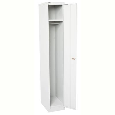 Image for GO STEEL LOCKER 1 DOOR 305 X 455 X 1830MM FLAT PACK SILVER GREY from OFFICE NATIONAL CANNING VALE