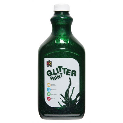 Image for EDUCATIONAL COLOURS GLITTER PAINT 2 LITRE GREEN from Copylink Office National
