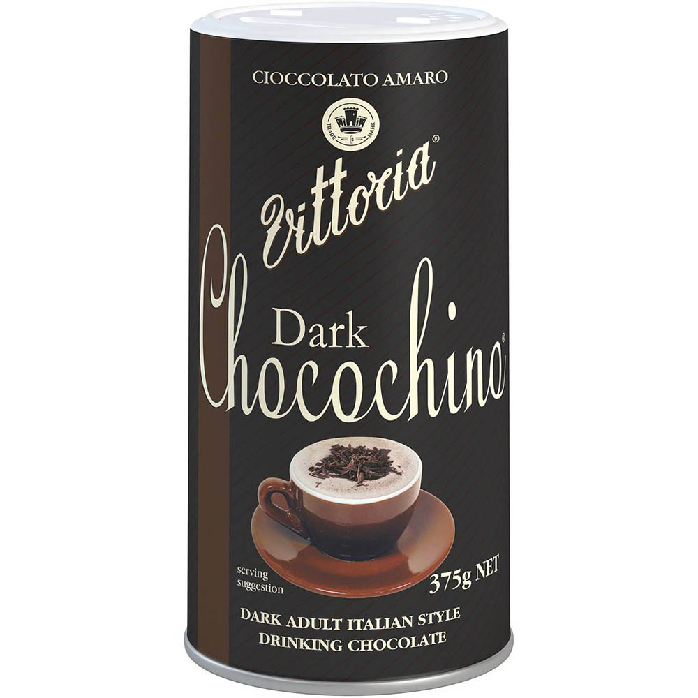 Image for VITTORIA CHOCOCHINO DARK DRINKING CHOCOLATE 375G from OFFICE NATIONAL CANNING VALE