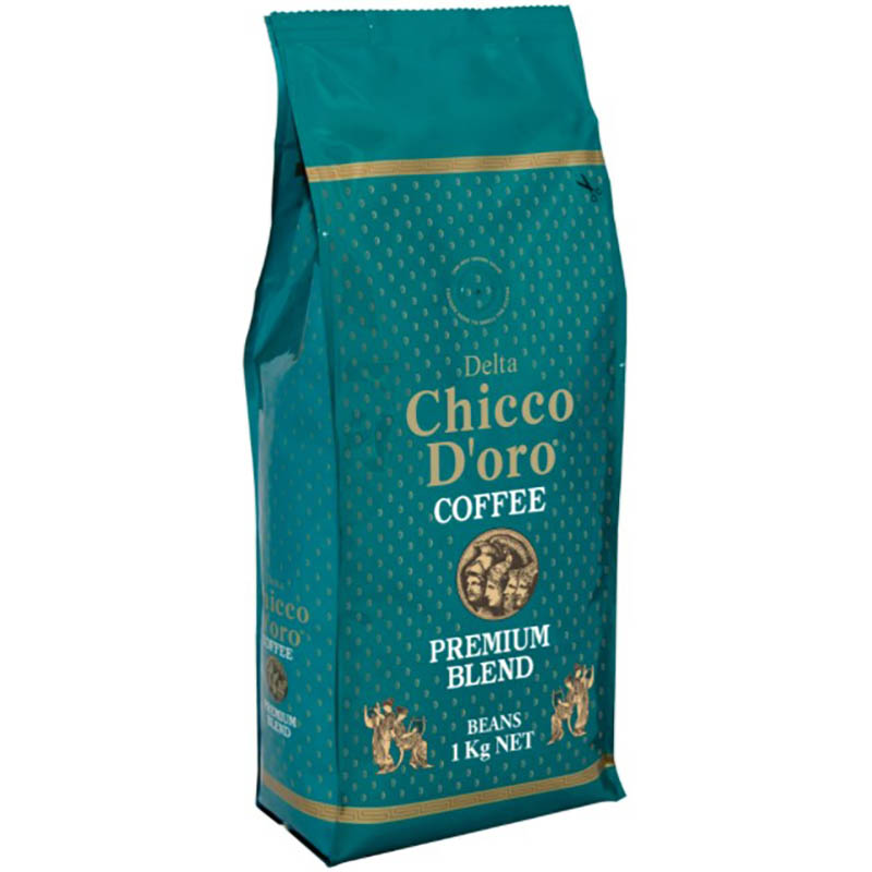 Image for VITTORIA CHICCO DORO DELTA COFFEE BEANS 1KG BAG from Surry Office National