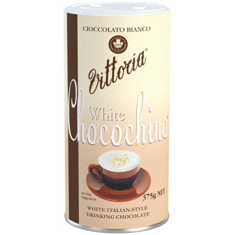 Image for VITTORIA CHOCOCHINO WHITE DRINKING CHOCOLATE 375G from OFFICE NATIONAL CANNING VALE