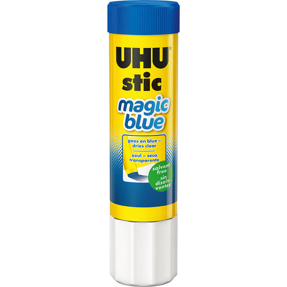Image for UHU GLUE STICK MAGIC BLUE 21G from Office National Perth CBD