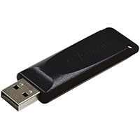 verbatim store-n-go slider usb flash drive 2.0 8gb black