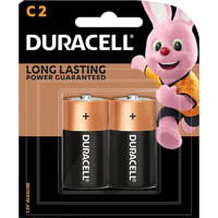 duracell coppertop alkaline c battery pack 2