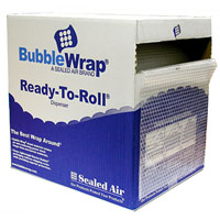 sealed air airlite bubble wrap 750mm perforated roll 350mm x 50m clear
