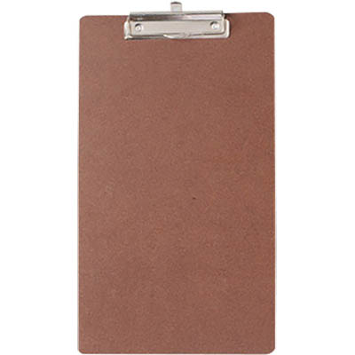 Image for GNS CLIPBOARD MASONITE WIRE CLIP FOOLSCAP from Office National Sydney Stationery
