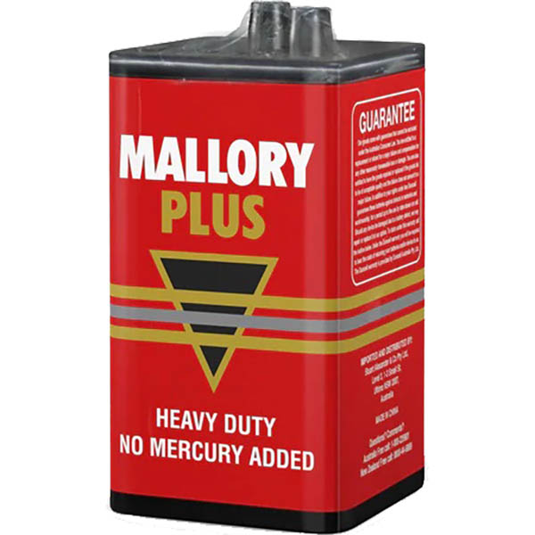 Image for DURACELL MALLORY ALKALINE 6V LANTERN BATTERY from Surry Office National
