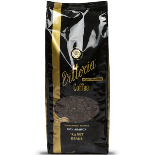 Image for VITTORIA MOUNTAIN GROWN COFFEE BEANS 1KG from Emerald Office Supplies Office National