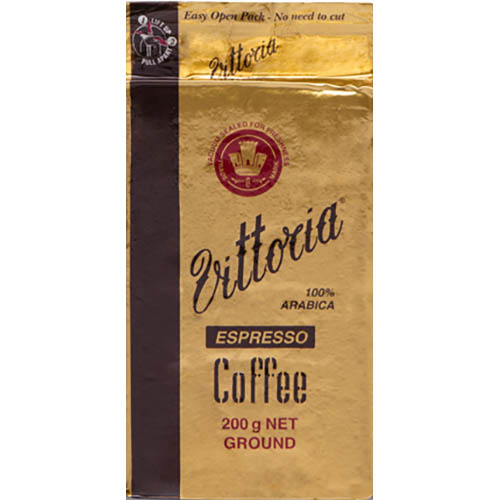 Image for VITTORIA ESPRESSO GROUND COFFEE 200G from Ezi Office National Tweed