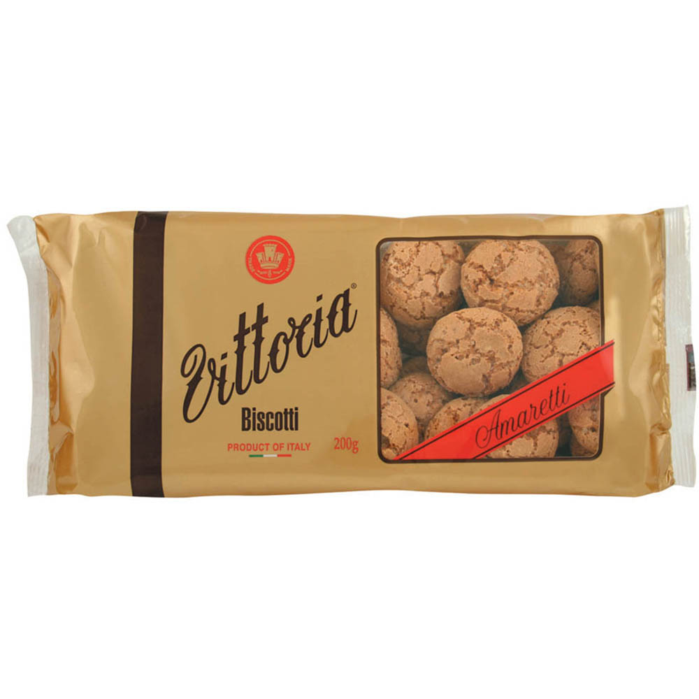 Image for VITTORIA AMARETTI BISCUIT 200G from Emerald Office Supplies Office National