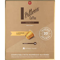vittoria nespresso compatible coffee capsule espresso pack 20