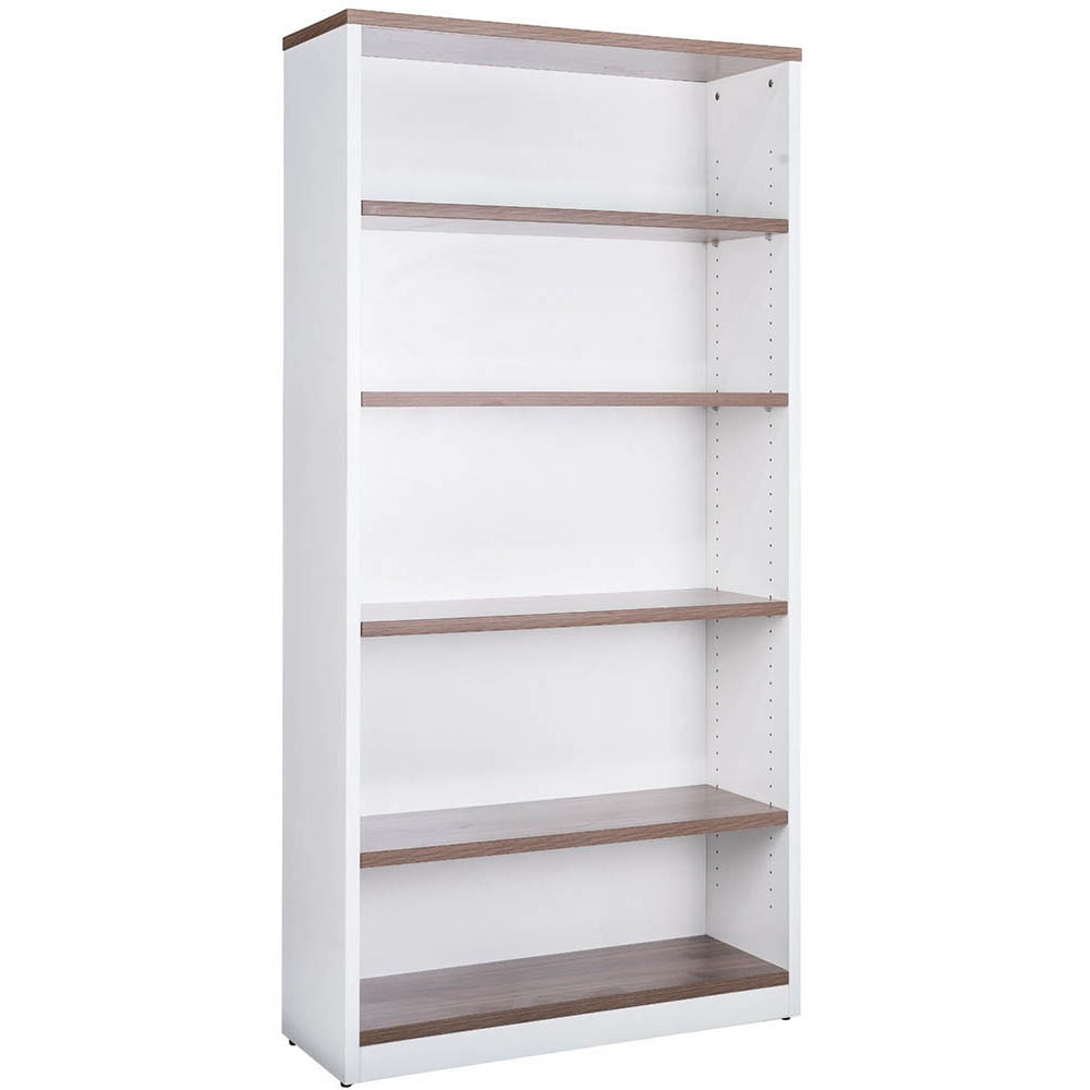 Image for OM PREMIER BOOKCASE 900 X 320 X 1800MM CASNAN/WHITE from Emerald Office Supplies Office National