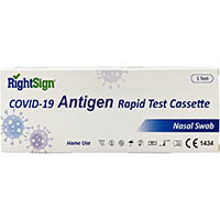 rightsign covid-19 rapid antigen test cassette