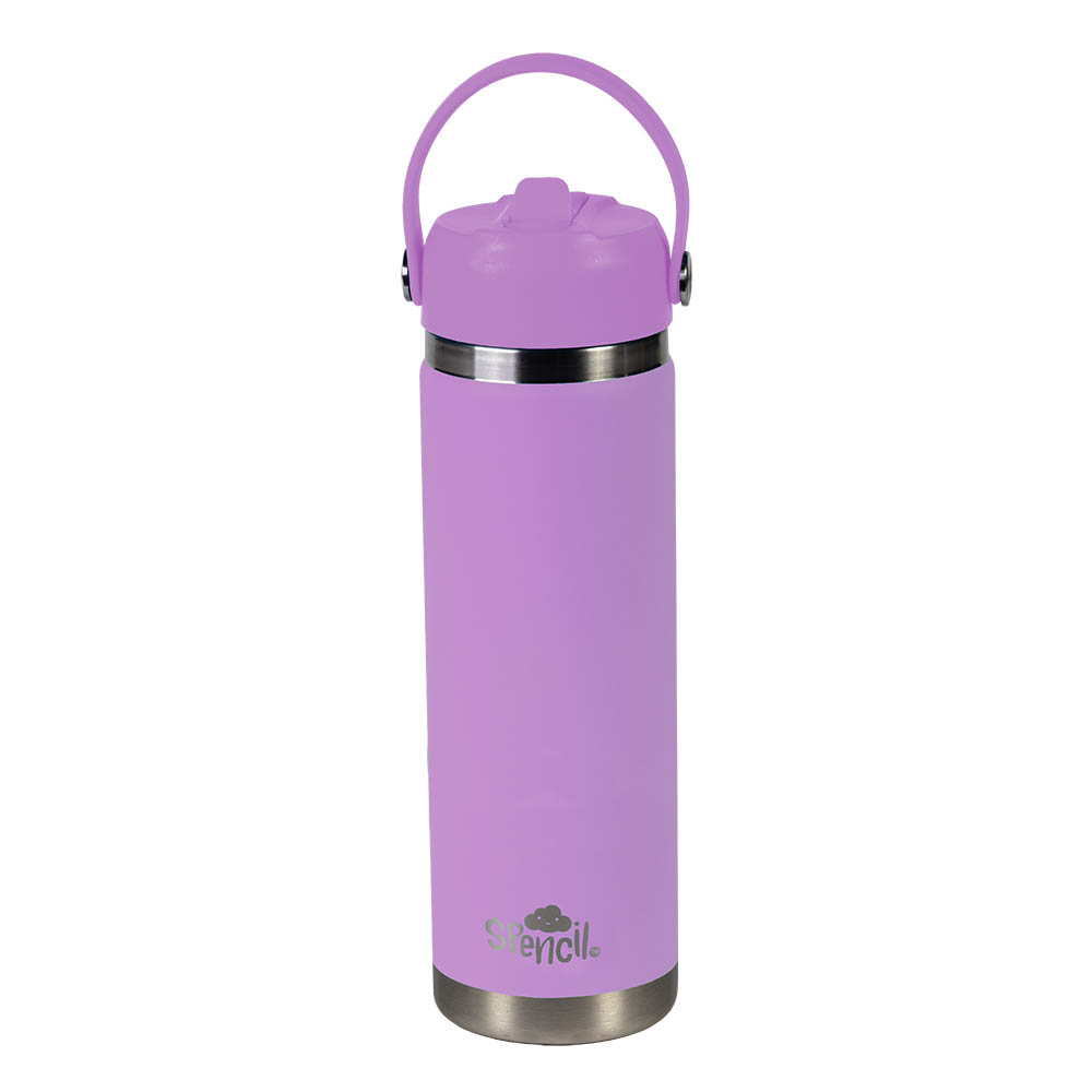 Image for SPENCIL INSULATED WATER BOTTLE BPA FREE 650ML LILAC from Office National Sydney Stationery