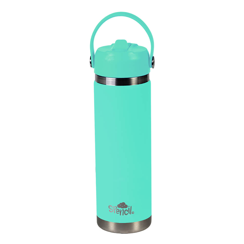 Image for SPENCIL INSULATED WATER BOTTLE BPA FREE 650ML MINT from PaperChase Office National