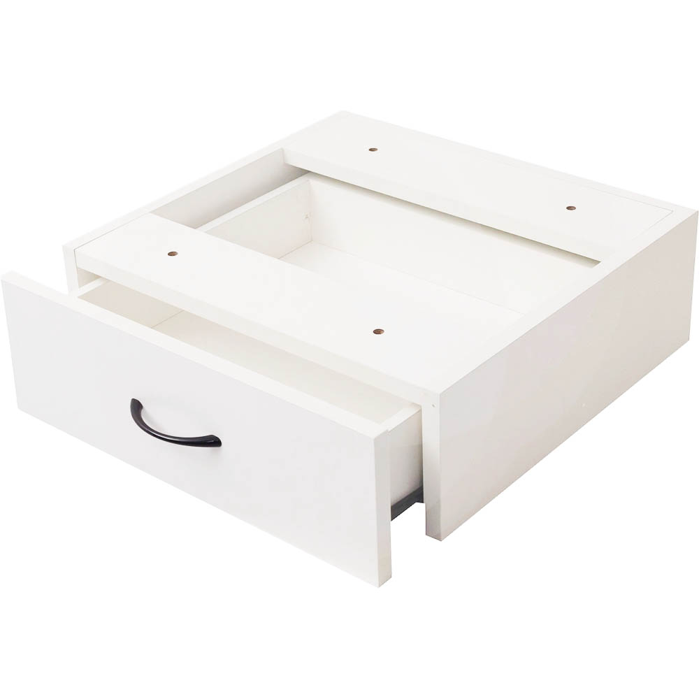 Image for RAPID VIBE FIXED DESK PEDESTAL 1-DRAWER 465 X 447 X 152MM WHITE from Office National