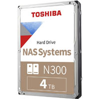 toshiba n300 nas internal hard drive 3.5 inch 5400rpm 128mb 4tb