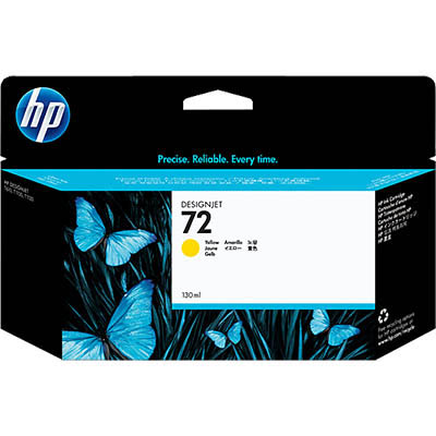 Image for HP C9373A 72 INK CARTRIDGE YELLOW from OFFICE NATIONAL CANNING VALE