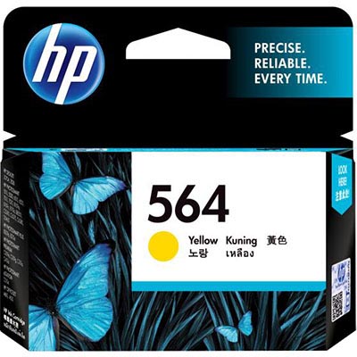 Image for HP CB320WA 564 INK CARTRIDGE YELLOW from Office National Whyalla