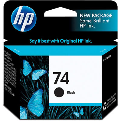 Image for HP CB335WA 74 INK CARTRIDGE 5ML BLACK from BACK 2 BASICS & HOWARD WILLIAM OFFICE NATIONAL