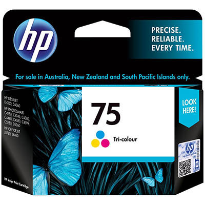 Image for HP CB337WA 75 INK CARTRIDGE VALUE PACK CYAN/MAGENTA/YELLOW from Connelly's Office National