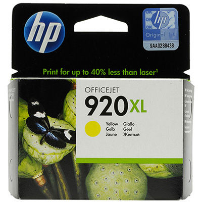 Image for HP CD974AA 920XL INK CARTRIDGE HIGH YIELD YELLOW from Emerald Office Supplies Office National