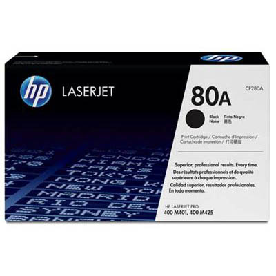 Image for HP CF280A 80A TONER CARTRIDGE BLACK from Paul John Office National