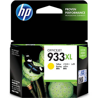 Image for HP CN056AA 933XL INK CARTRIDGE HIGH YIELD YELLOW from Emerald Office Supplies Office National