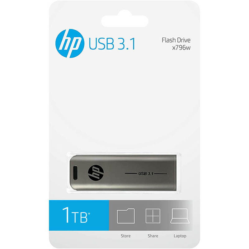 Image for HP X796W USB 3.1 FLASH DRIVE 1TB from PaperChase Office National
